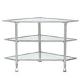 thumbnail image 6 of Southern Enterprises Jumpluff Metal/Glass Corner TV Stand for TVs up to 33.25", 6 of 9