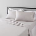thumbnail image 1 of Lightweight Super Soft, Wrinkle-Free, Easy Care Microfiber 4-Piece Bed Sheet Set with 14-Inch Deep Pockets, Full, Bright White, Solid, 1 of 7