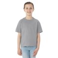 thumbnail image 1 of Jerzees Youth DRI-POWER Active Short Sleeve Crew T-Shirt, M, Heather Grey, 1 of 2