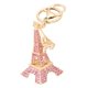 thumbnail image 4 of Llavero de París, accesorio para llaves, adorno, dije, llavero brillante, torres, llaveros rosa, 4 of 9