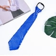 thumbnail image 3 of Unisex Sequins Tie Adjustable Pre-Tied Necktie Fashion Party Costume, 3 of 20
