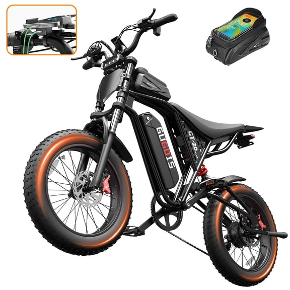 750W Electric Bike for Adults, 20" * 4.0 Electric Mountain Bike, 48V 20Ah Long Range Battery Ebike, Full Suspension with All Terrain Fat Tire Ebike, Max.28mph, UL2849