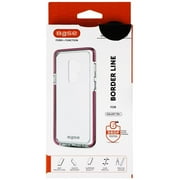 Base Border Line Series Hybrid Case for Samsung Galaxy (S9+) - Clear/Pink