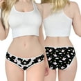 thumbnail image 6 of Littleforbig Panties Set Bedtime Bunny Pattern Women Briefs 5 Pack x-small, 6 of 8
