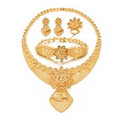 Dubai Jewelry Sets Necklaces for Women African Arab Accessories Wedding Party Ornaments Gifts