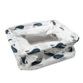 thumbnail image 4 of Caja de almacenamiento de maquillaje con patrón de ballena de tela para el hogar, 4 of 7