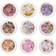 thumbnail image 1 of 9 Boxes 450pcs 3D Flower Nail Art Sequins Decals(not self-Adhesive not Stickers) Colorful Mixed Flowers Leaves Design Slice Nail Flowers Ultra Wood Pu, 1 of 4