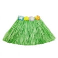 thumbnail image 1 of Girls‘ Elastic Hawaiian Grass Dancer Party Decoration Costume Props, 1 of 6