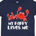thumbnail image 4 of Inktastic My Pappy Loves Me Grandchild Beach Crab Boys Toddler T-Shirt, 4 of 5