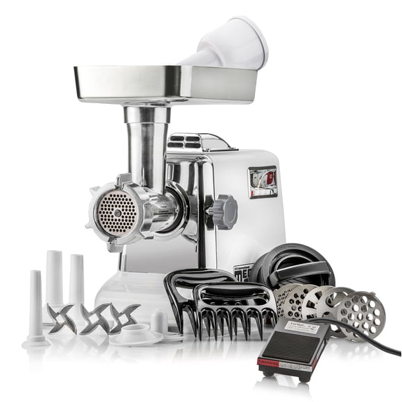 Picadora de carne STX Megaforce 3000W de 3 velocidades con pedal 110V
