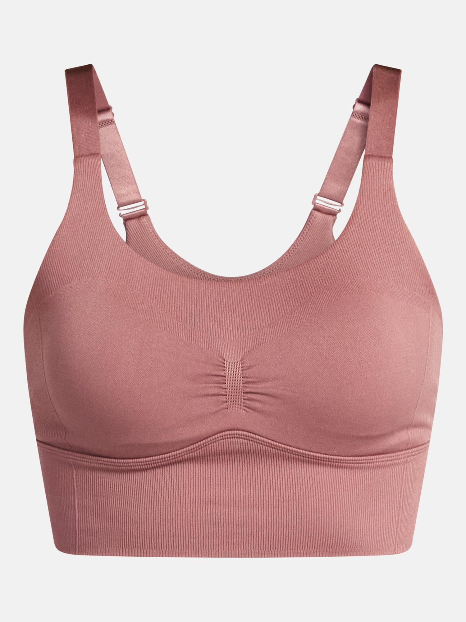 Avia Women's Low Support Longline Scoop Neck Sports Bra, Sizes S-XXXL