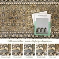 thumbnail image 6 of Washable Rug Runner Vintage Rug Traditional Rug Non-Slip Grey Runner Rugs with Rubber Backing Low-Pile Ultra-Soft Distressed Rug for Kitchen Bedroom 2x6/5x7/6x9/8x10/9x12, 6 of 7