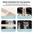 thumbnail image 3 of Owl Travel Portable Square Jewelry Box for Rings, Earrings, Necklaces, Bracelets - Girls and Women, 3 of 6