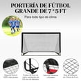 thumbnail image 2 of Wumubs Set de 2 Porterías de Fútbol para Niños de 7x5 Pies, Equipo de Entrenamiento con Pelota y Objetivos, Red de Fútbol para Niños de 3 a 12 Años, Juegos Deportivos al Aire Libre 210 * 150 * 150cm, 2 of 8