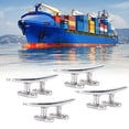 thumbnail image 3 of Boat Cleat, 4pcs Rustproof Deck Cleat Long Lifespan  for Yacht for Cargo Ship, 3 of 7