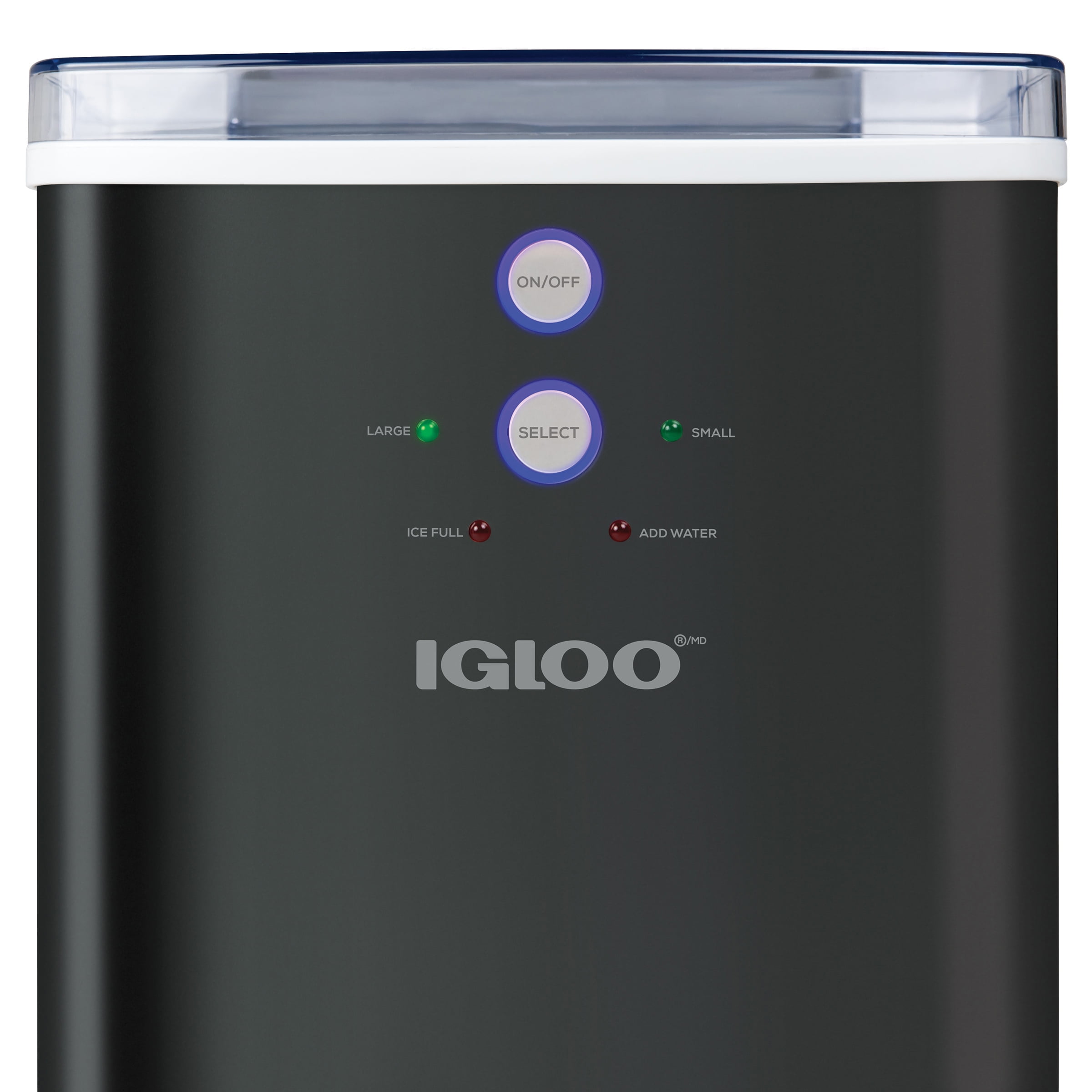 Igloo ICEB33BS Large-Capacity Automatic Portable Electric Countertop Ice Maker Machine