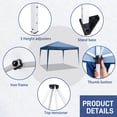 thumbnail image 4 of Alvantor 10 x 10 ft Pop up Canopy Tent with Waterproof Folding Outdoor Shelter, 4 of 15