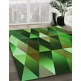 thumbnail image 2 of Ahgly Company Indoor Rectangle Patterned Dark Forest Green Area Rugs, 6' x 9', 2 of 6