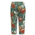 thumbnail image 6 of CLOOCL Women Loose Plus Size Long Pants Retro Flower Pattern 3d Printed Casual Pants Female Streetwear Trousers, 6 of 6
