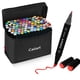 thumbnail image 1 of Art Markers Caliart, tinta a base de alcohol de doble punta, 100 colores, 1 of 7