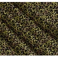 thumbnail image 3 of Soimoi Black Cotton Voile Fabric Artistic Leaves Print Fabric by the Yard 56 Inch Wide, 3 of 7