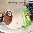 thumbnail image 3 of Contenedor de Cereales ANGGREK 12,5 Kg Con Tapa Y taza Medidora para cocina, 3 of 7