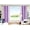 Lilac, variant on Gorgeous Home Linen Set of 2 Panels 100% Blackout Bedroom Window Curtain Panels, 84", Lilac
