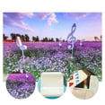thumbnail image 3 of BSDHOME Toile de Fond en Polyester 7x5ft pour Paysage Extérieur, Fond de Fleurs Ultra Violet, Notes de Photographie, 3 of 5