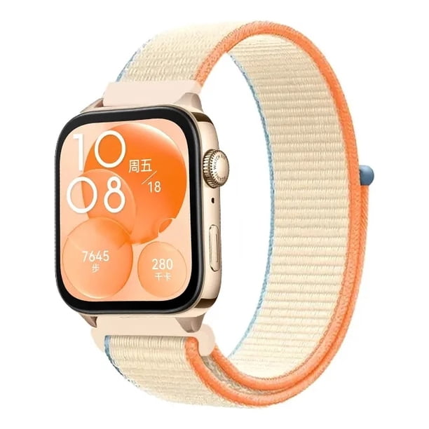 Correa Deportiva para Huawei Watch Fit 3 y 4, Nylon Transpirable