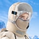 thumbnail image 4 of Gorros de invierno para hombres y mujeres, gorro frío con máscara facial completa, gorro de caza de invierno, gorro de aviador, 4 of 5