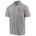 thumbnail image 2 of Men's Majestic Gray Cleveland Indians Standard Bearer Polo, 2 of 3