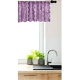 thumbnail image 3 of Ambesonne Purple Window Valance, Geometric Retro Patterns, 42" x 12", Violet Blush, 3 of 3