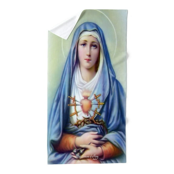 CafePress - LL Seven Sorrows Of Mary - Large Beach Towel, Soft 30"x60" Towel with Unique Design