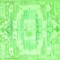 thumbnail image 1 of Ahgly Company Machine Washable Indoor Square Persian Green Traditional Area Rugs, 3' Square, 1 of 1