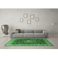 thumbnail image 3 of Ahgly Company Indoor Rectangle Persian Emerald Green Traditional Area Rugs, 2' x 5', 3 of 4