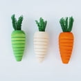 thumbnail image 3 of Parrot Chew Toy Carrot Wooden Bird Cage Toy Parrot Beak Toy for Rabbit Hamster, 3 of 10