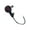 Black, variant on BoneHead Tackle BX 1/16oz Round Ball Jighead Chartreuse