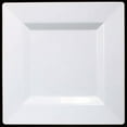 thumbnail image 2 of Exquisite White 60 Pieces Wedding & Party Disposable Square Plastic Plates Dinnerware Set, 2 of 7