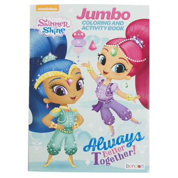 Download Shimmer and Shine Jumbo Coloring and Activity Book (Nickelodeon), 96 pages - Walmart.com ...