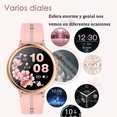 thumbnail image 3 of Reloj Inteligente Malubero Mujer Deportes Bluetooth Impermeable Rosa Memoria interna 64 MB, 3 of 3