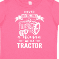 thumbnail image 4 of Inktastic Tractor Woman Girls Toddler T-Shirt, 4 of 5