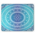 thumbnail image 1 of Ethnic Mouse Pad, Universe Cultural Center Point Balance Meditation Theme, Rectangle Non-Slip Rubber Mousepad, Pale Blue, by Ambesonne, 1 of 2