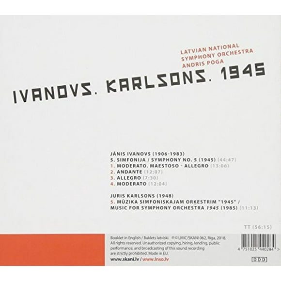 Ivavovs Karlsons: 1945