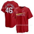 thumbnail image 1 of Baseball Uniform Cardinals Jersey 46#GOLDSCHMIDT Cardigan T-shirt Fans Embroidered Jersey, 1 of 3