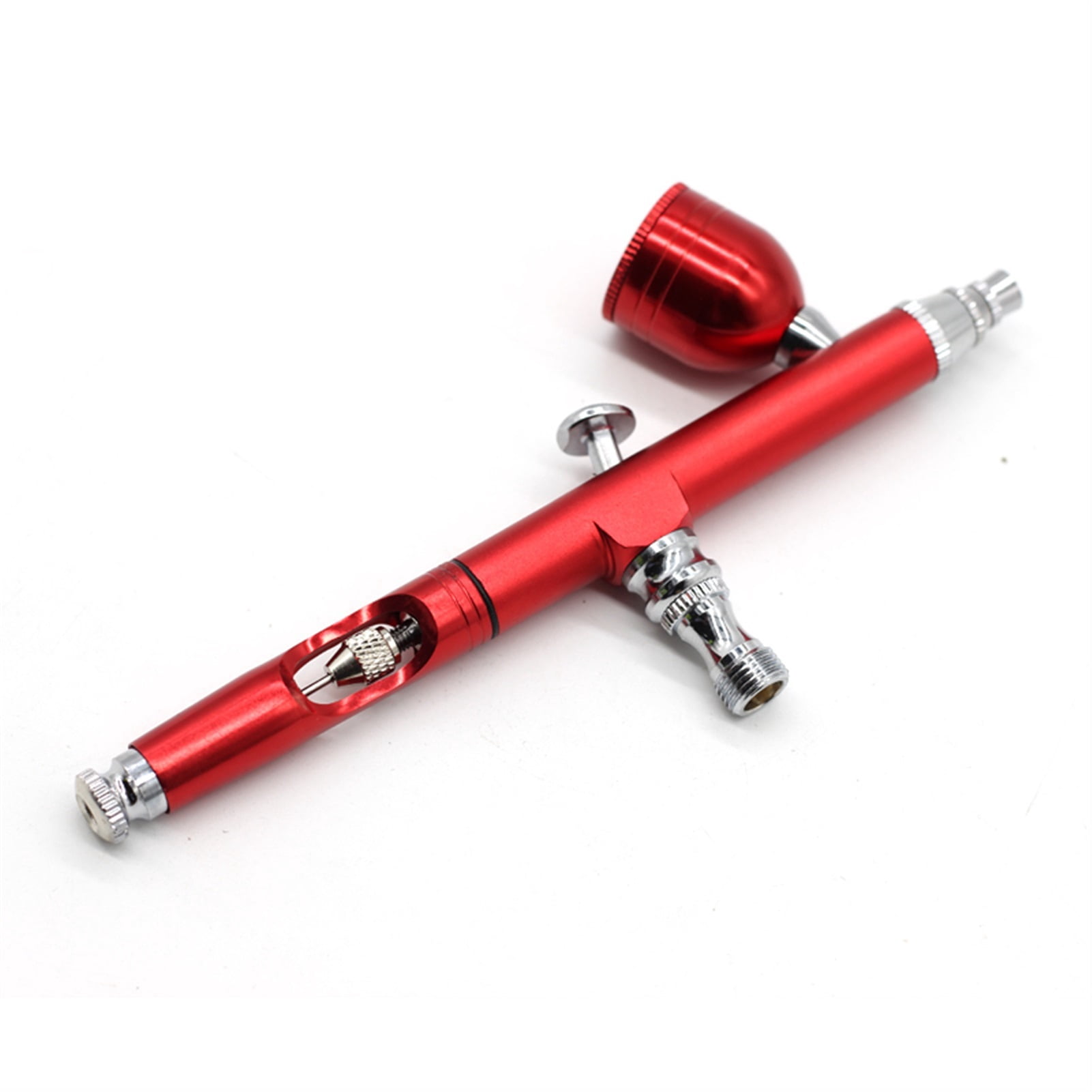 Airbrush Tool Dual Action Gravity Feed 0.3mm Nozzle Spray Airbrush Nail Art Paint Tattoo Tool With Wrench Straw