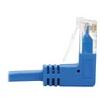 thumbnail image 5 of Tripp Lite Down-Angle Cat6 Gigabit Molded Slim UTP Ethernet Cable (RJ45 Right-Angle Down M to RJ45 M), Blue, 7 ft. - Patch cable - RJ-45 (M) to RJ-45 (M) down-angled - 7 ft - UTP - CAT 5/5e/6 - molded, stranded - blue, 5 of 5