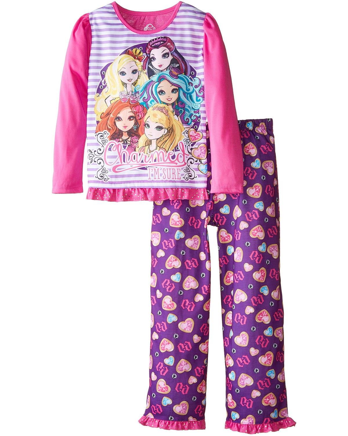 Ever After High "Charmed" Big Girls Pajama Set Sizes 6/6x14/16
