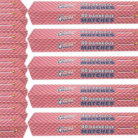 Fireplace Matches, 11" Long, 24 Pack, Box of 40