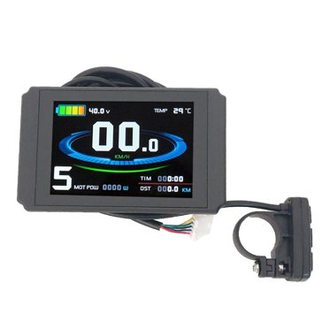 KT-LCD8H Color LCD Display For KT E-Bike Conversion Kits – 24V/36V/48V Waterproof
