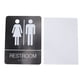 thumbnail image 2 of Letrero de Baño Braille ANGGREK Acero Inoxidable 20 x 15 cm, 2 of 7